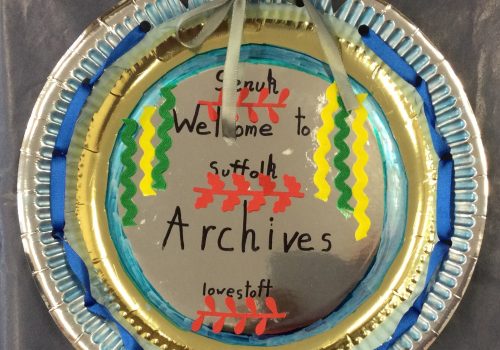 A little souvenir of their trip to Suffolk Archives