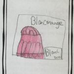 A pink blancmange