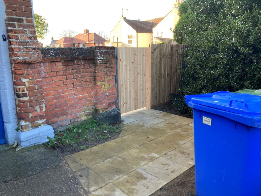 Kirkley Pantry back gate