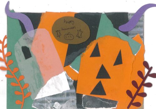 Halloween postcards on special delivery