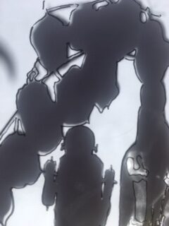 Traced shadow of still life