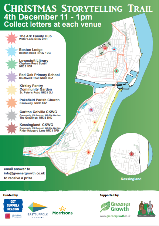 image of storytelling trail leaflet
