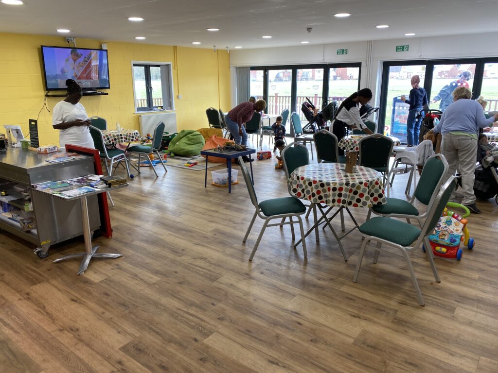 Interior of Red Lodge Pavillion