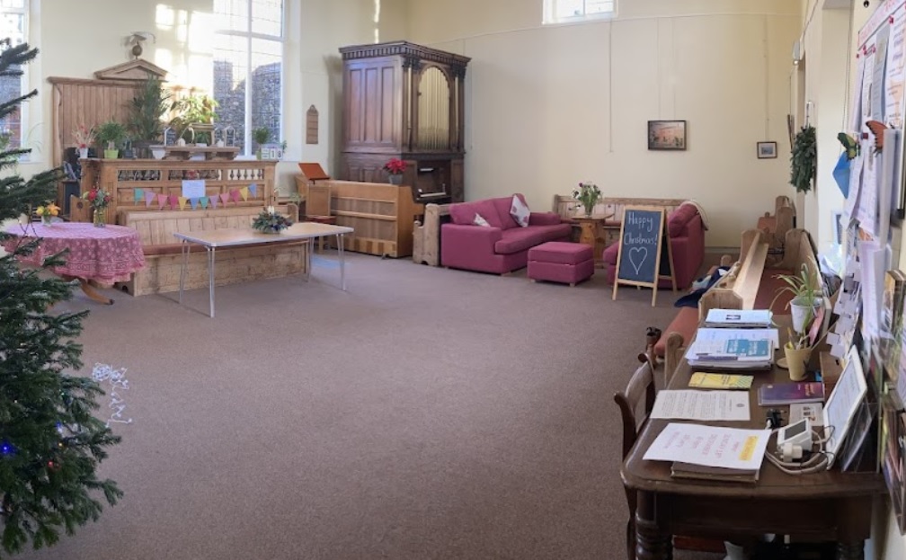 Interior of Framlingham Unitarian Meeting House