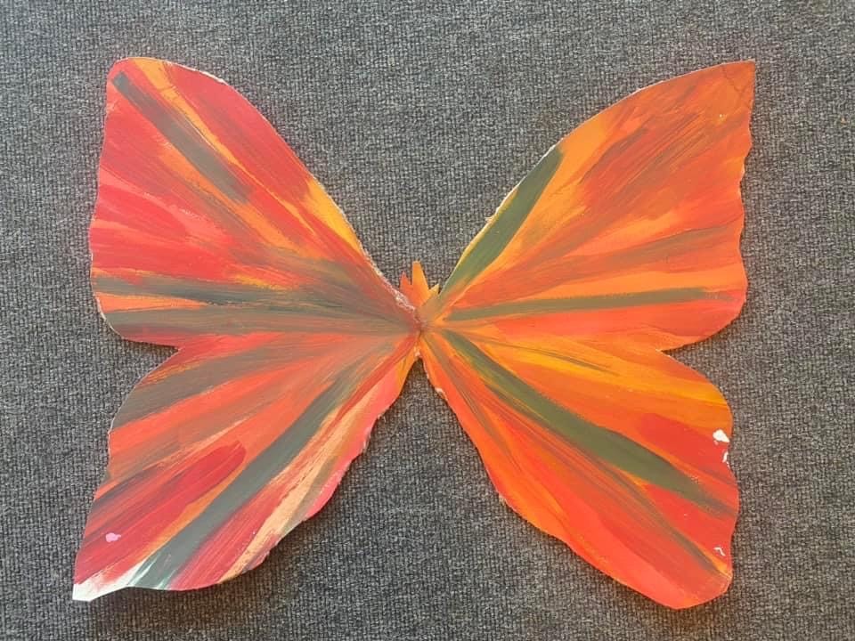 A colourful picture of a butterfly