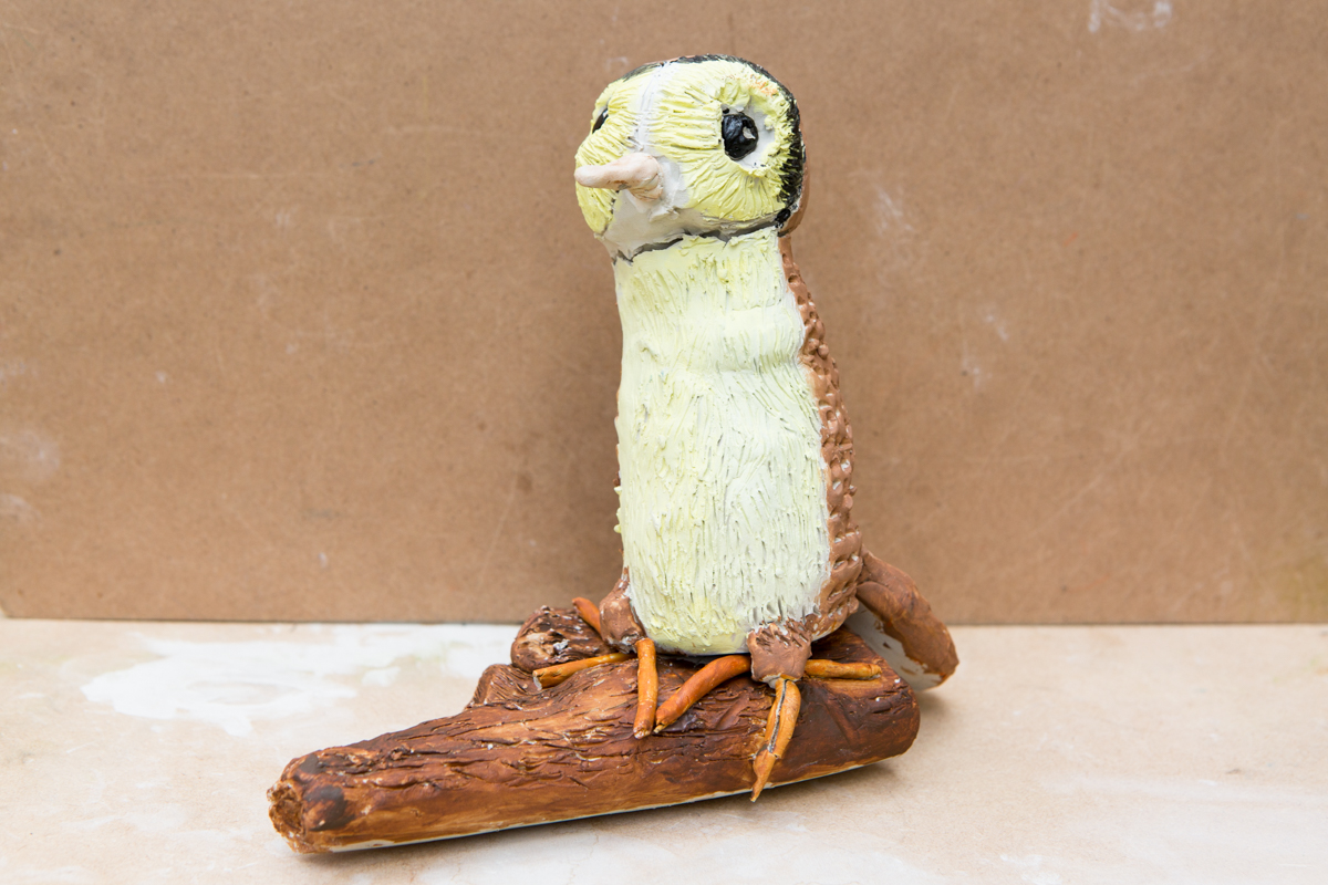Model of a Barn Owl by artist Tanya Barton