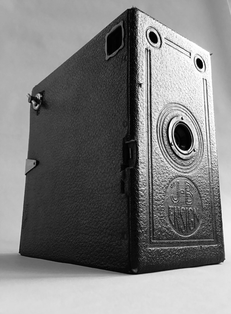 a box brownie camera