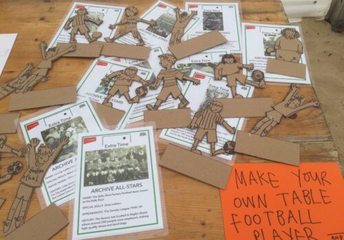 Cardboard players and Extra Time player cards