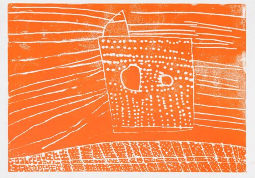 Abstract, monoprint, 29x42cm
