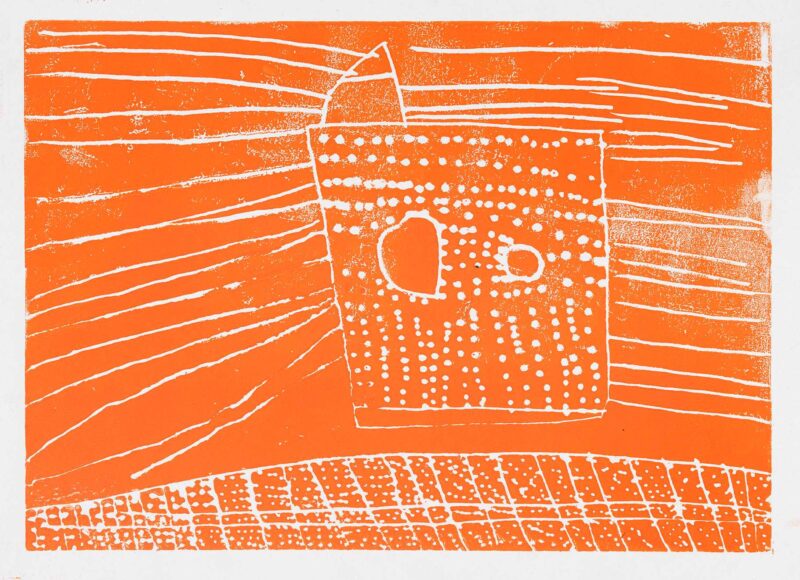 Abstract, monoprint, 29x42cm