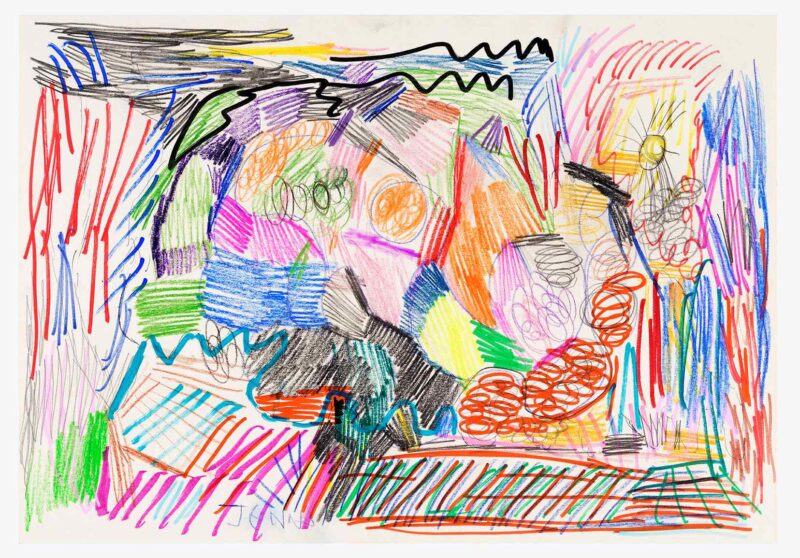 Abstract Pattern, pencil on paper, 29x41cm