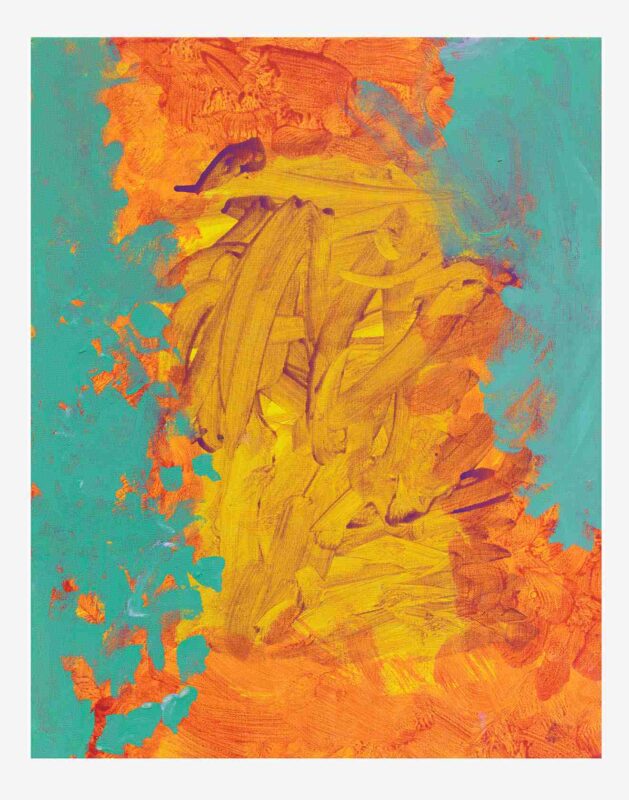 Abstract, acrylic on canvas