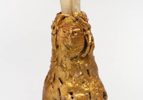 Amber Donovan Gold Witch Pot
