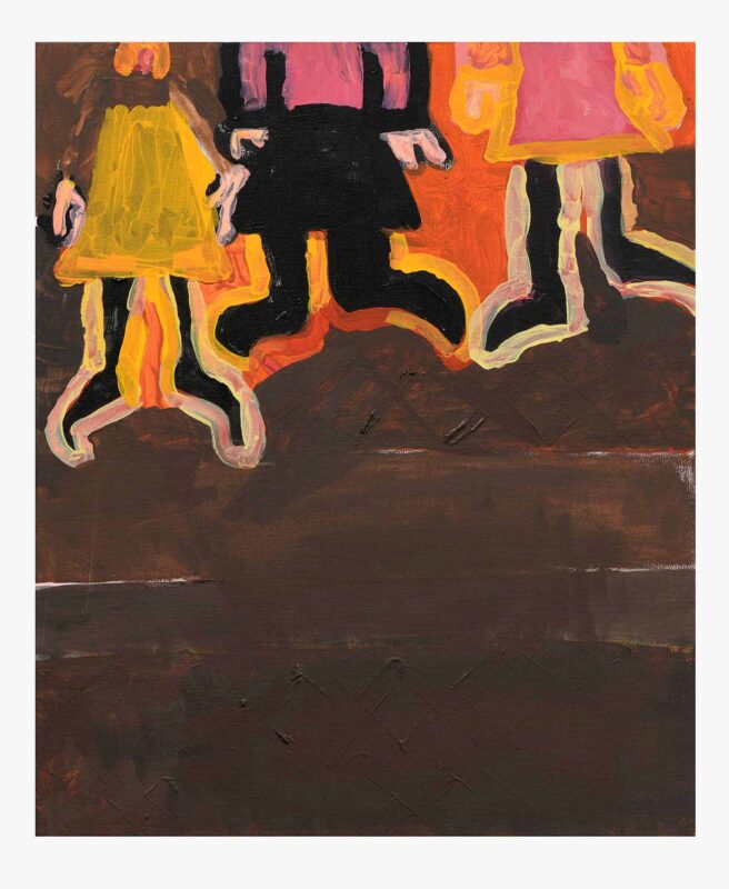 Ballet Dancers, acrylic on canvas