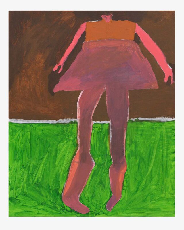 Dancer, acrylic on canvas