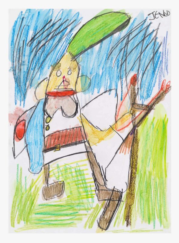 In the Park, pencil on paper, 28x20cm