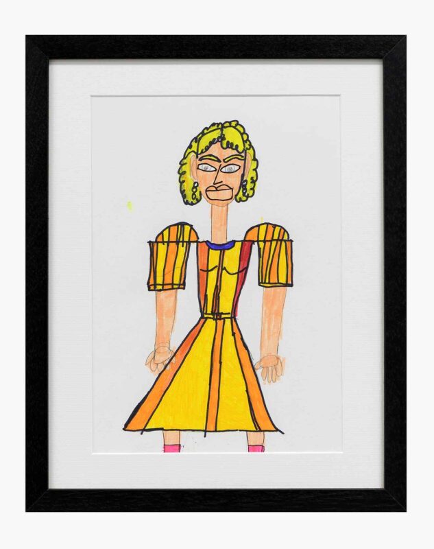 Natasha, felt pen on paper