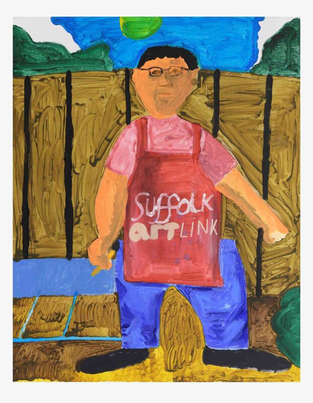 Self Portrait, acrylic on canvas