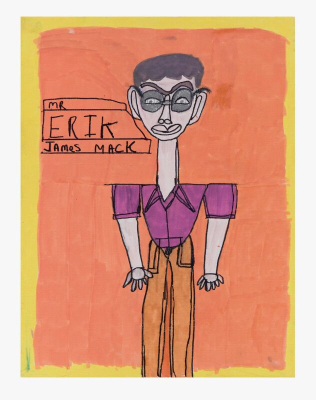 Self Portrait, felt pen on paper