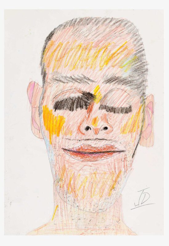 Sleeping Man, pencil on paper, 42x30cm