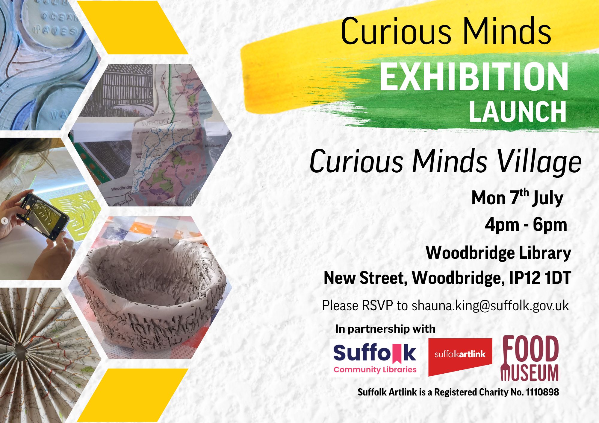 Exhibition launch poster