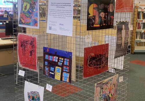 Exhibition in situ in Ipswich Library