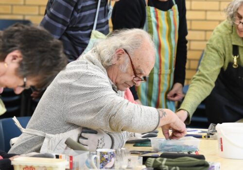 Fused glass making workshop