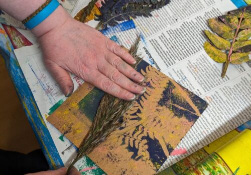Leaf printing
