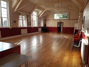 Main hall looking towards entrance end