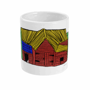 Patrick Parker, 'The Red Barn'. 11oz mug