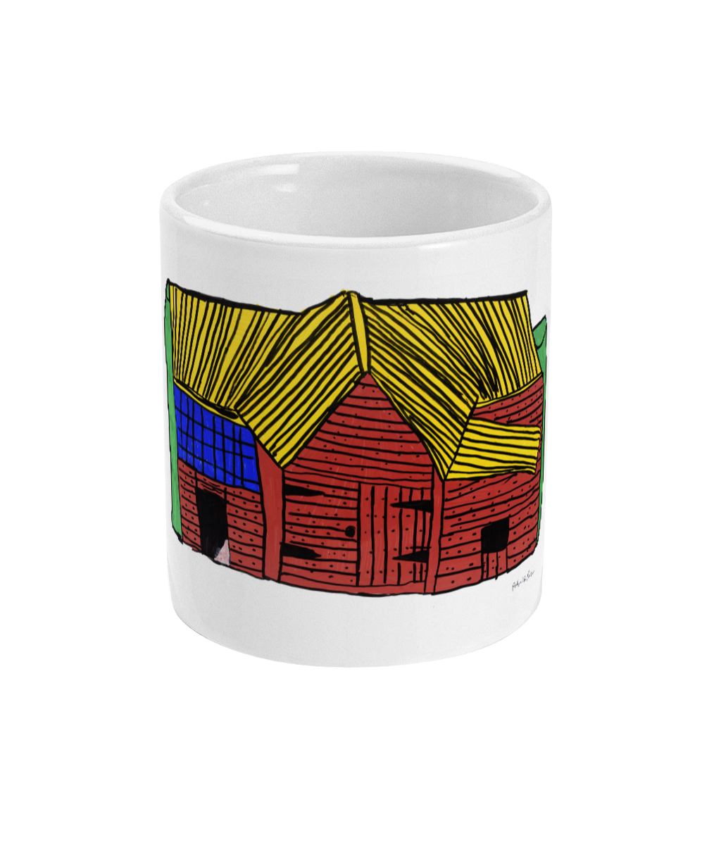 Patrick Parker, 'The Red Barn'. 11oz mug