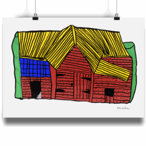 Matte Art Print Patrick Parker 'The Red Barn, Polstead'
