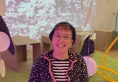 Sophie Fox in immersive play installation