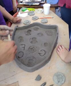 Completed shield mold