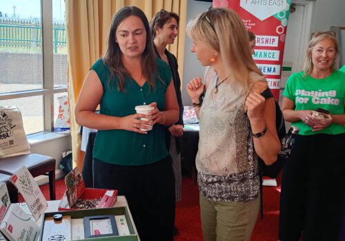 Michaela Strachan meets Director of Suffolk Artlink, Alex Casey