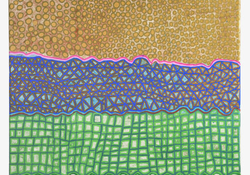 George Cunningham, abstract landscape Inspired by Constables Landscapes_32x41cm