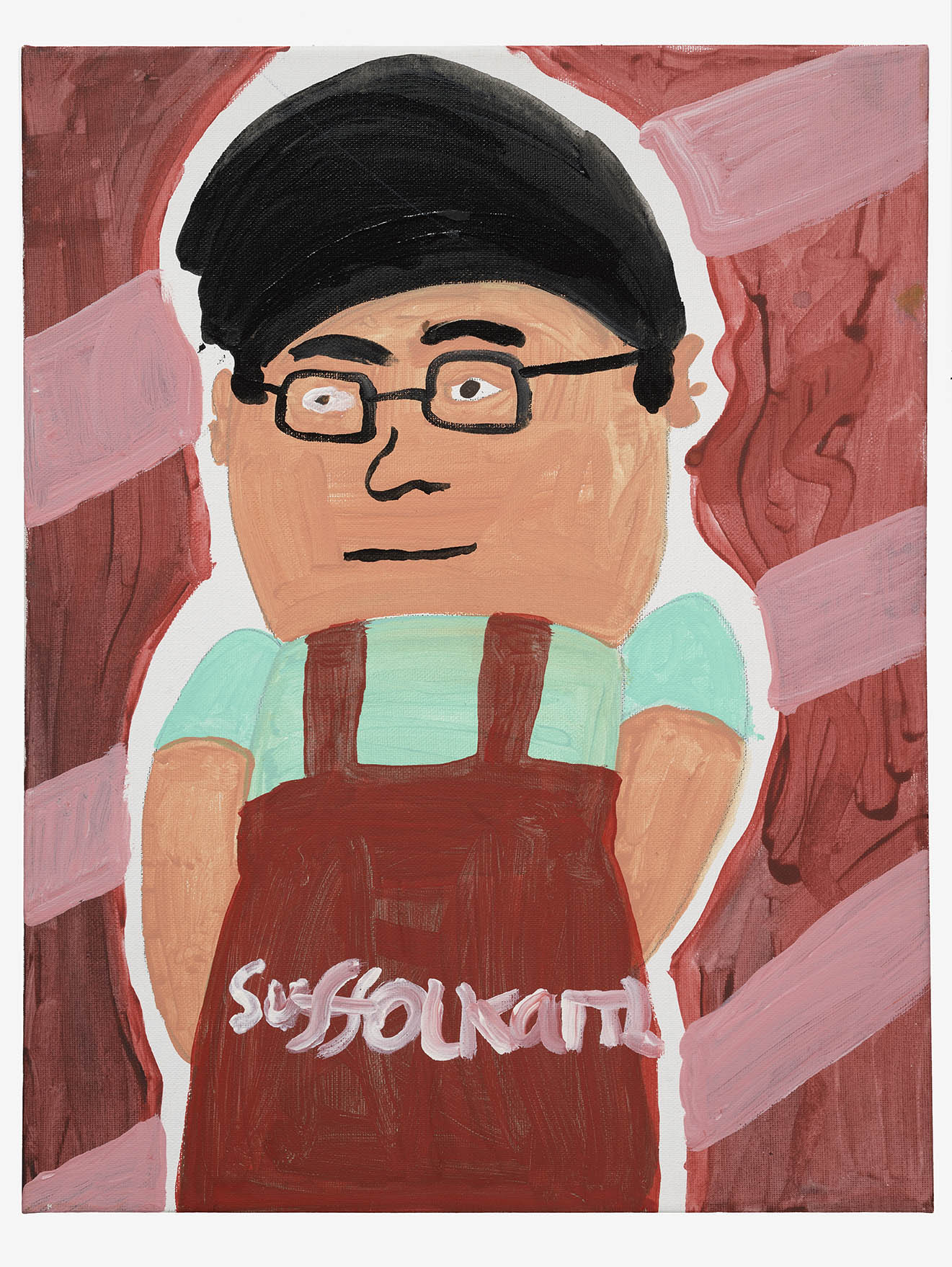 Portrait of Brave Artist at Suffolk Artlink session